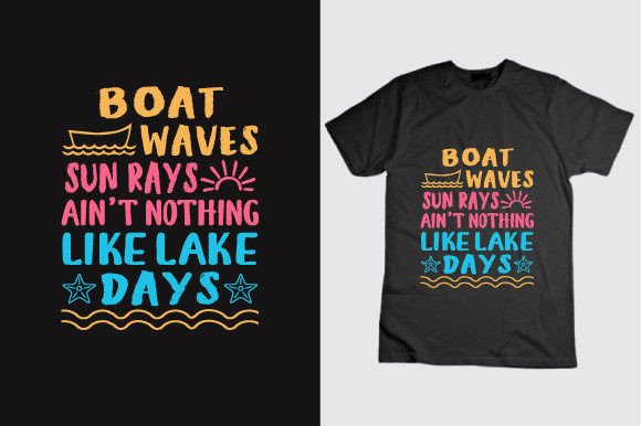 Boat Waves Sun Rays Ain't Nothing Like Graphics