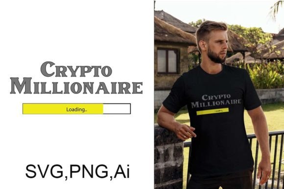 Crypto Millionaire Summer T-shirt SVG