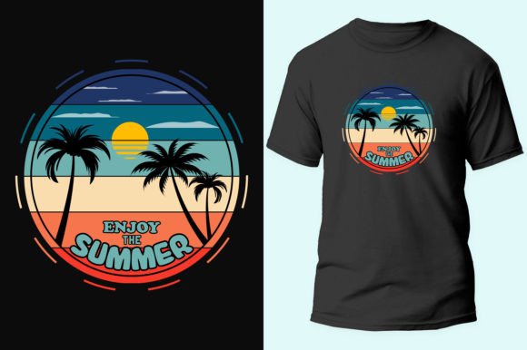 Enjoy the Summer T-shirt Design Graphics