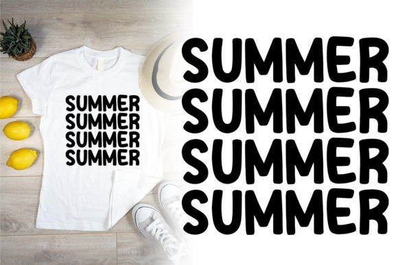 Funny Summer Typography T Shirt