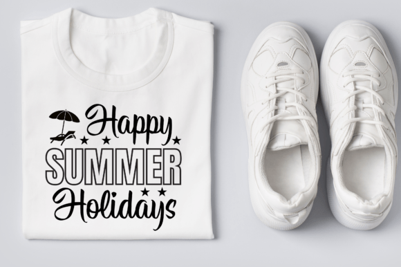Happy Summer Holidays T-Shirt Design