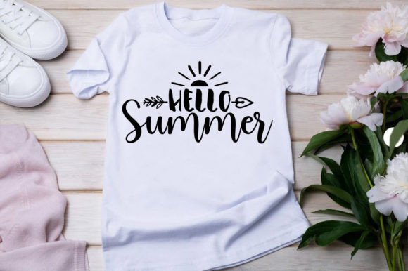 Hello Summer SVG T-shirt Design
