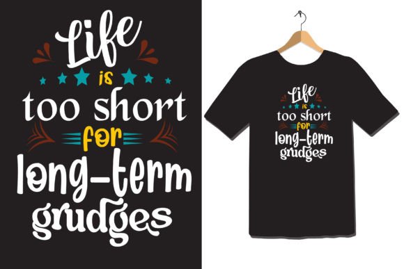 Life is Too Short, Summer T-shirt Design