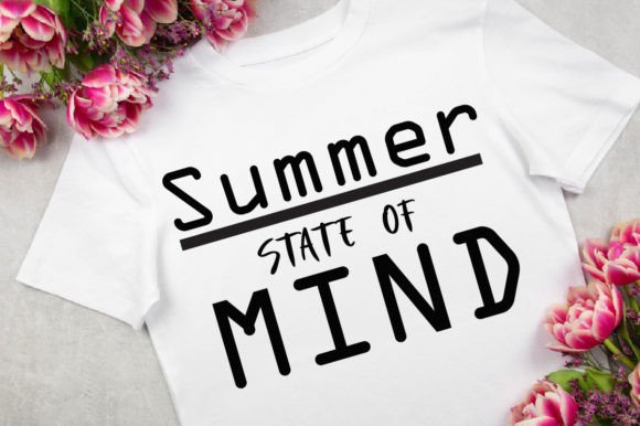 Summer State of Mind T-Shirt Design: Graphics for a Warm Visual Mood