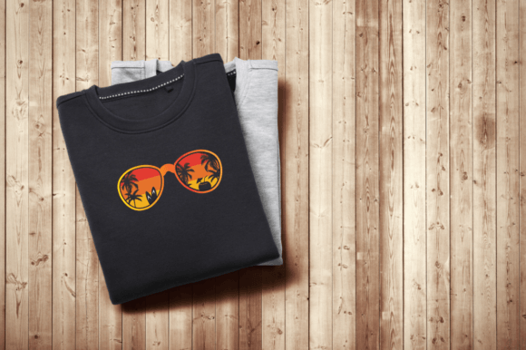 Summer Sunglass-svg File: Graphics for T-Shirt Designs