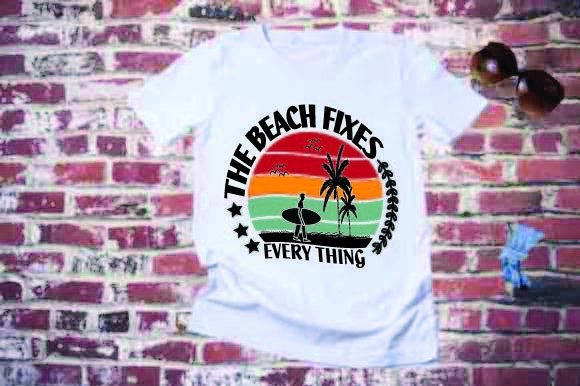 Summer T Shirt Design, the Beach Fixes