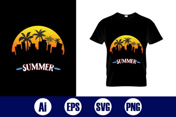 Summer Time SVG: Graphics for T-Shirt Designs