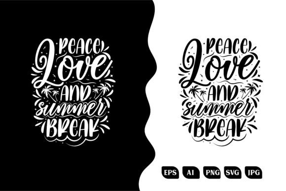 Summer Typography Printed Shirt Design