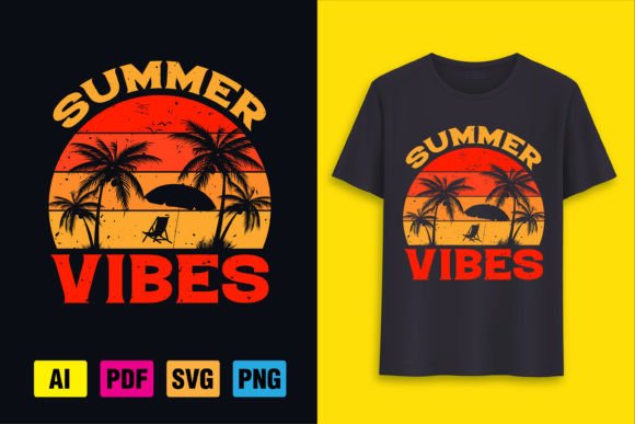 Summer Vibes T-Shirt Graphics