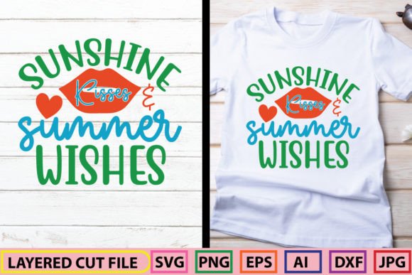 Sunshine Kisses Summer Wishes SVG Graphics